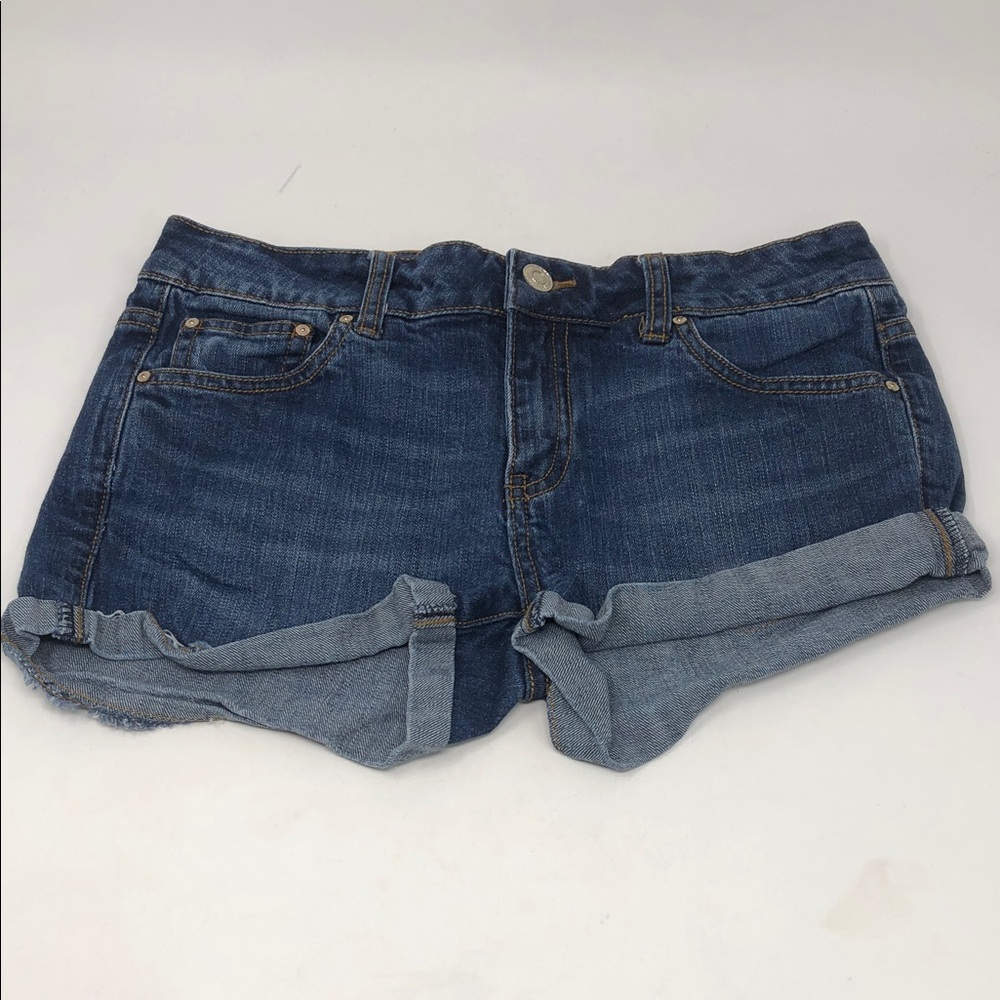 Classic Blue Denim Jean Shorts